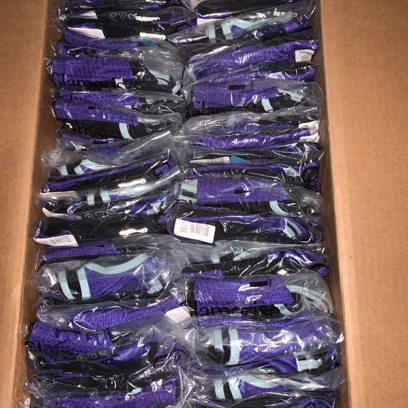 Set of 3! 34C Glamorise SPORT Bra (DOUBLE-LAYER) Wicking (UNDERWIRED) PURPLE NEW - Picture 10 of 15